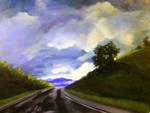 A Rainy Drive Home, oil on panel
Available, contact artist.
