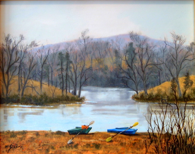 A Late Fall  Paddle, 
SOLD