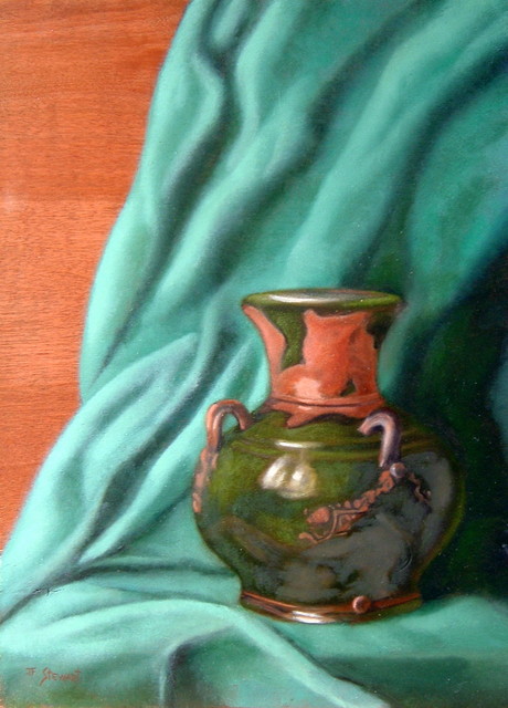 Green Vase, Sold